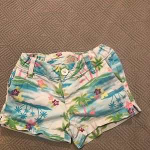 Girls size 6 Sonoma Adorable Flamingo Beach Shorts